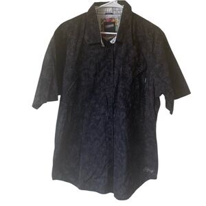 Billabong Men's Dark Patterned Slim Fit Shirt